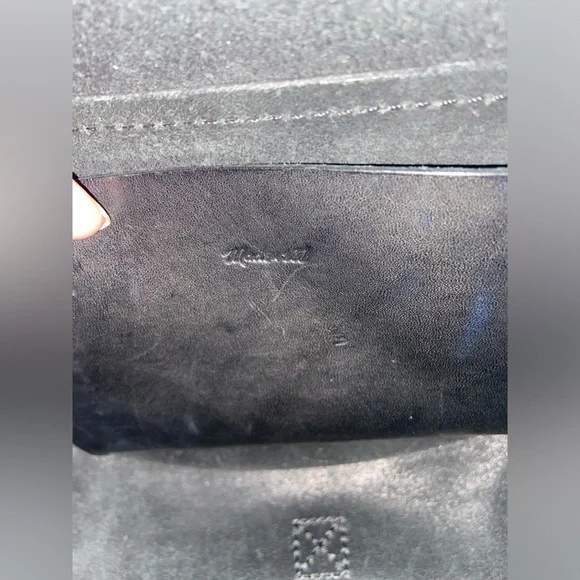 Madewell Black Leather Transport Saddle Crossbody Bag Shoulder Purse - Picture 10 of 16